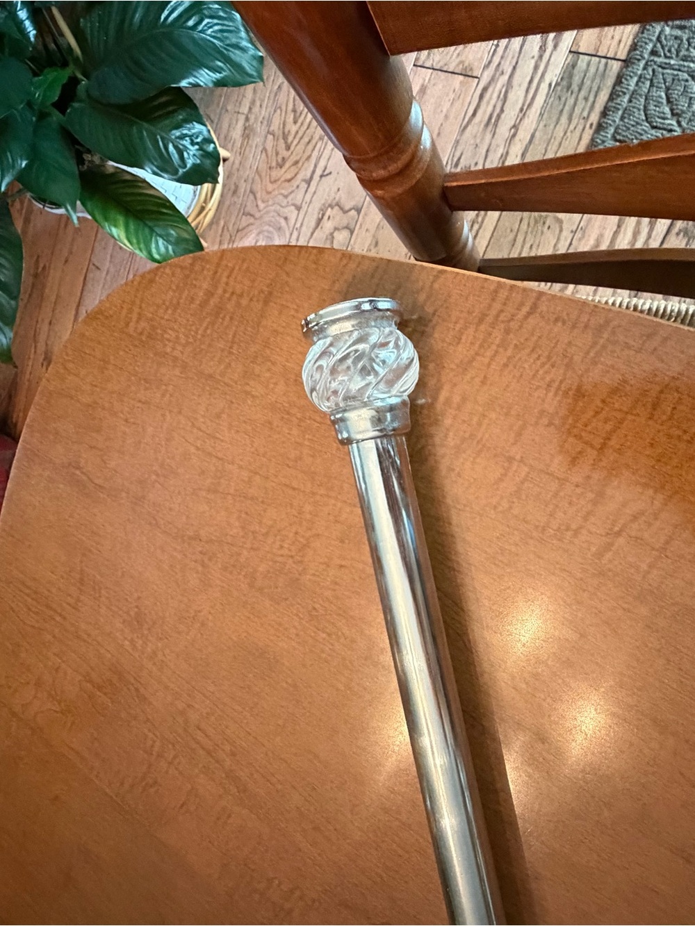 Chrome Shower Curtain Rod - Silver